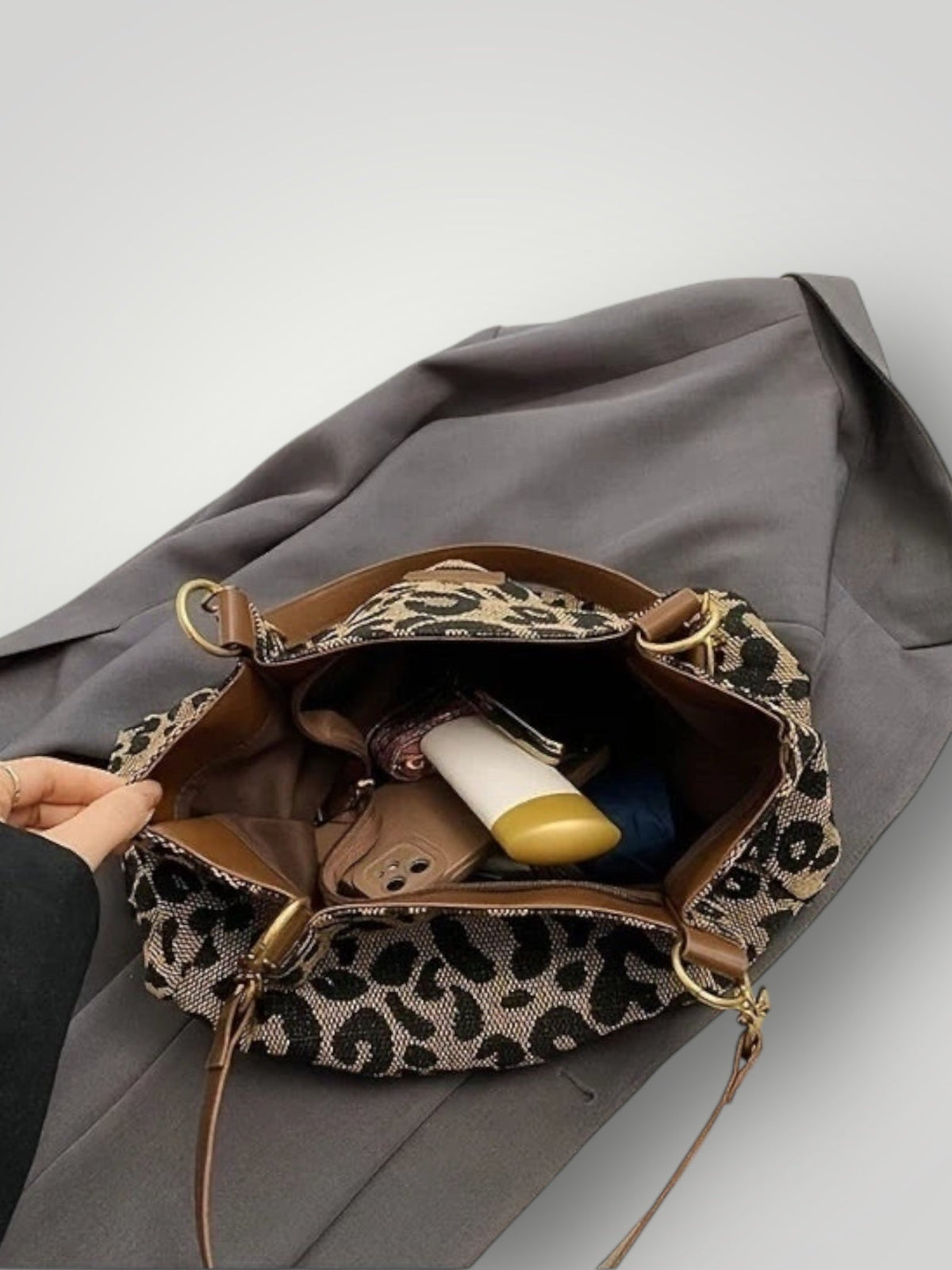 Leonara | Leopard Print Crossbody Bag