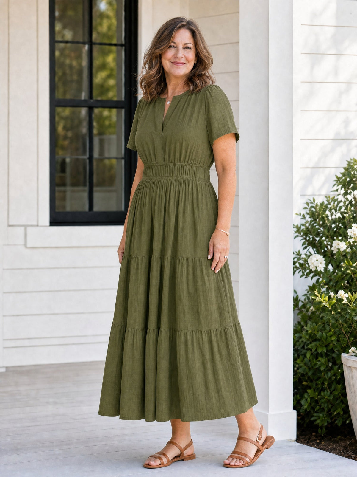 The Layered Maxi Dress