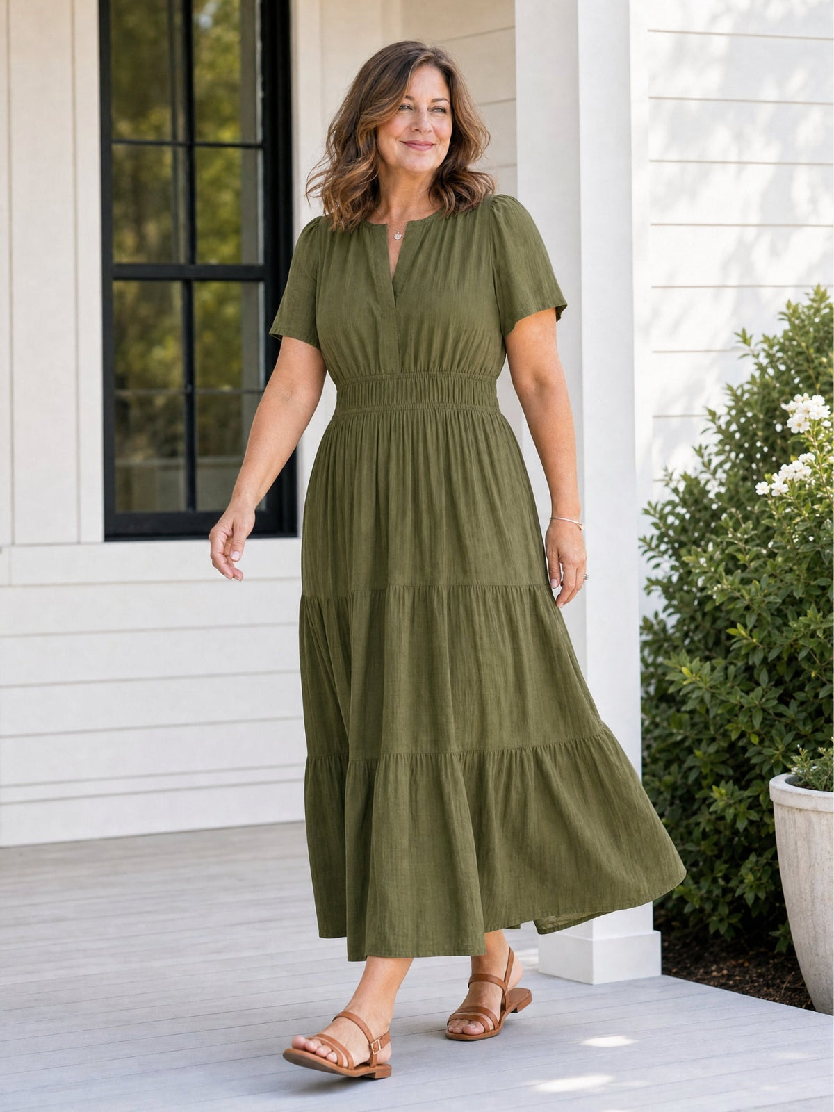 The Layered Maxi Dress