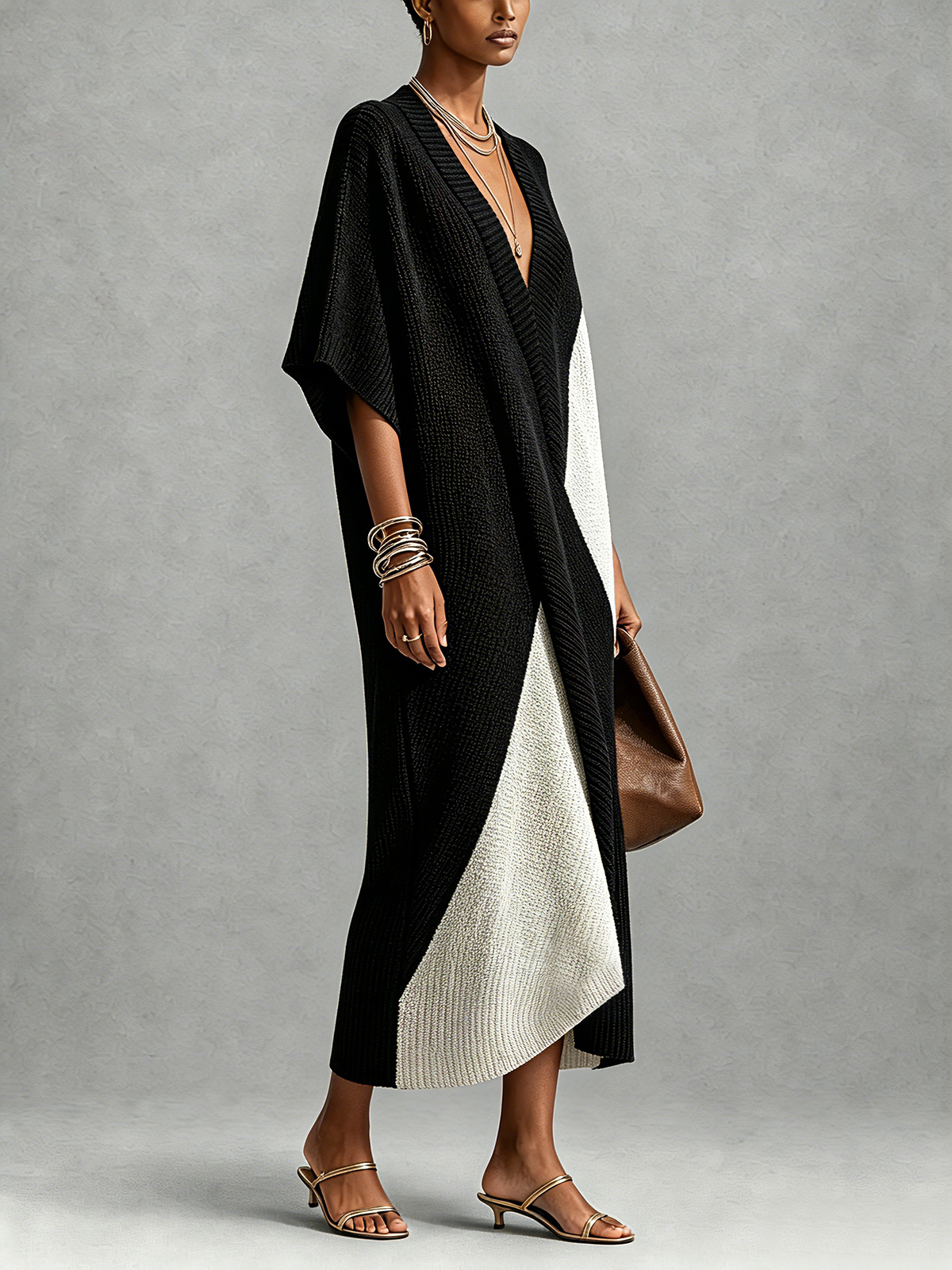 Vera | Dress in Ebony and Ivory