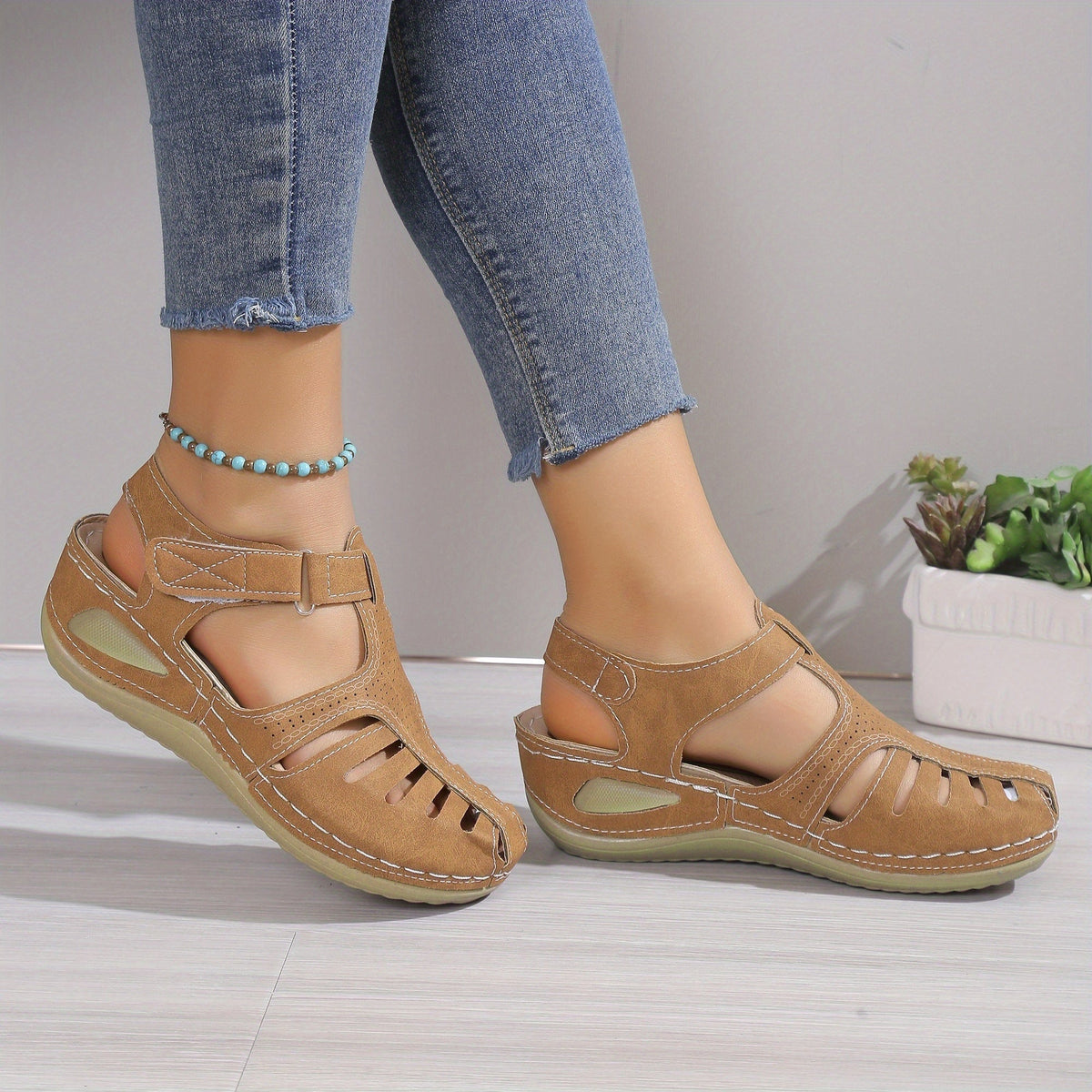Leni – Sandali Comfort con Rialzo Delicato