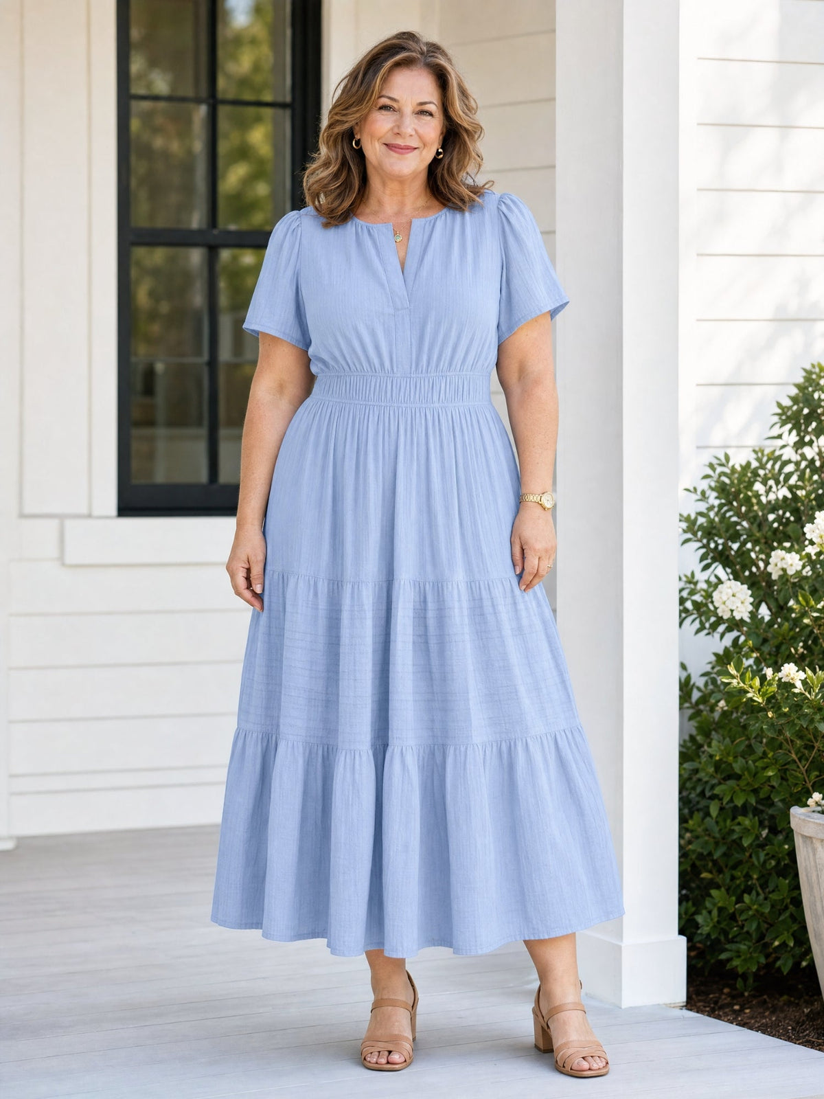 The Layered Maxi Dress