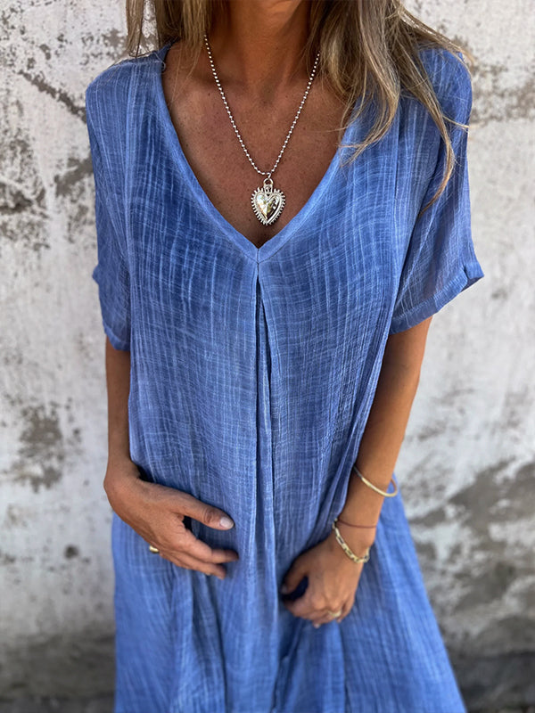 Violette | V-Neck Relaxed Dress