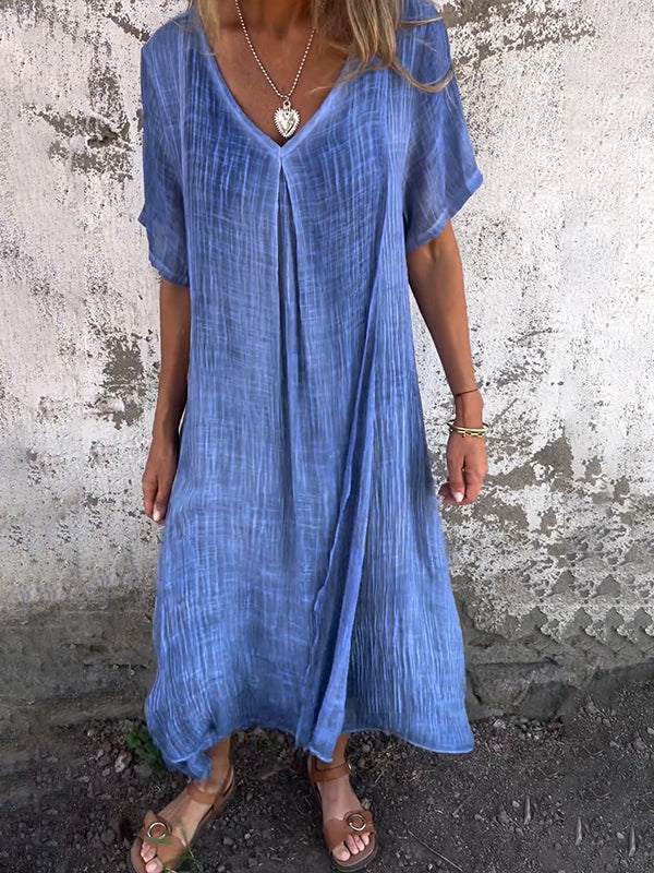 Violette | V-Neck Relaxed Dress