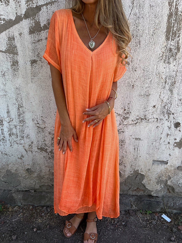 Violette | V-Neck Relaxed Dress