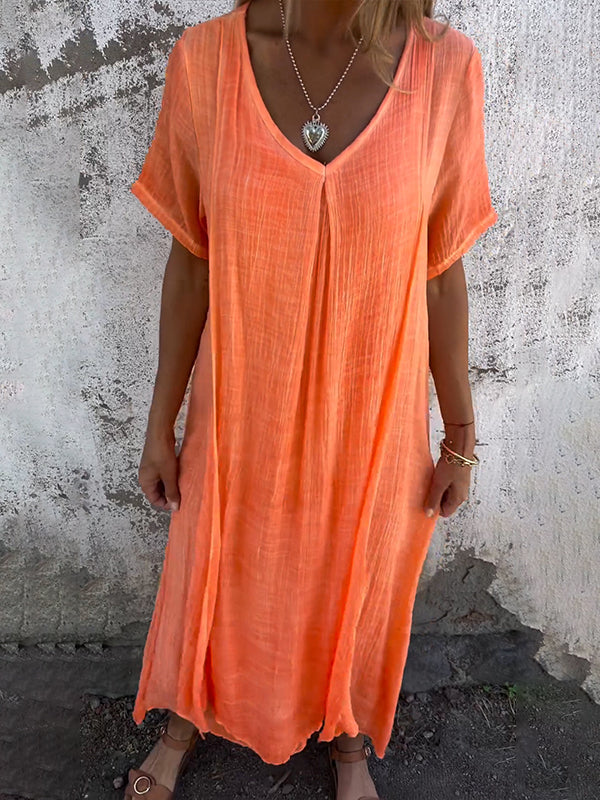 Violette | V-Neck Relaxed Dress