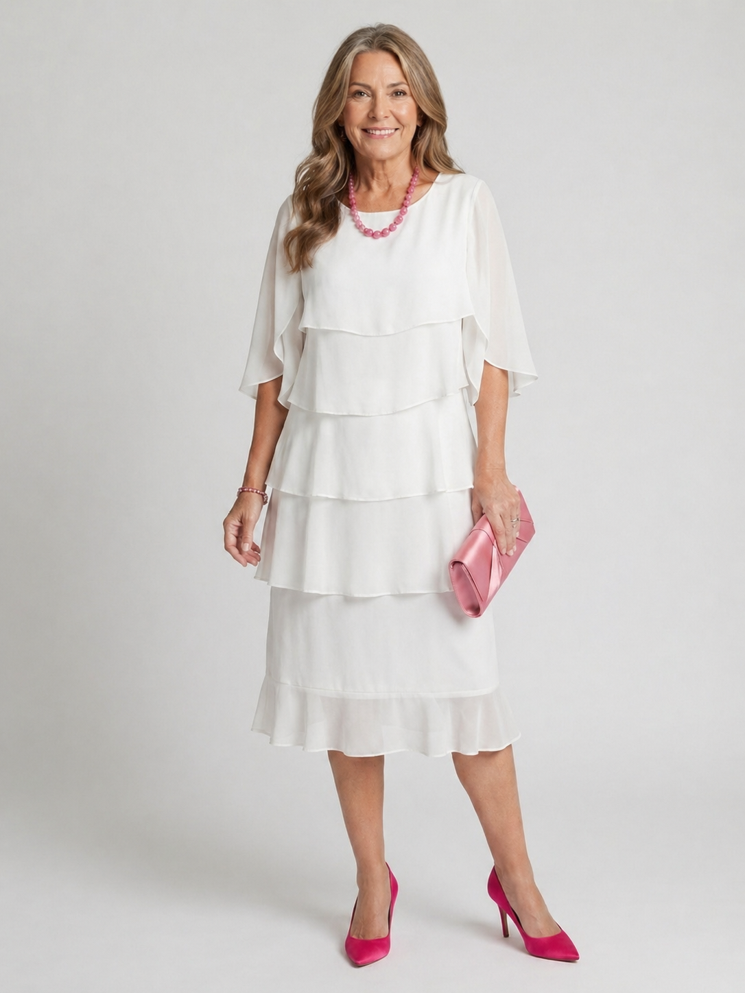 Coralie | Layered Midi Dress