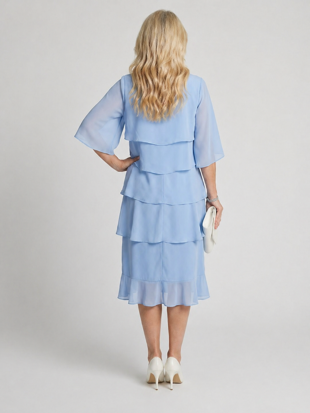 Coralie | Layered Midi Dress