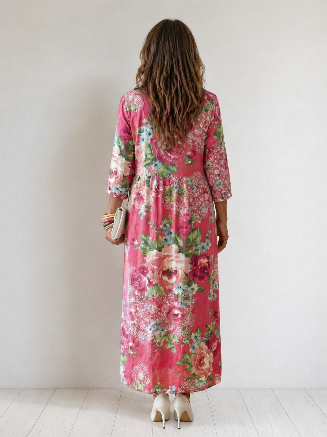 Katharina | Abito Midi Garden Bloom