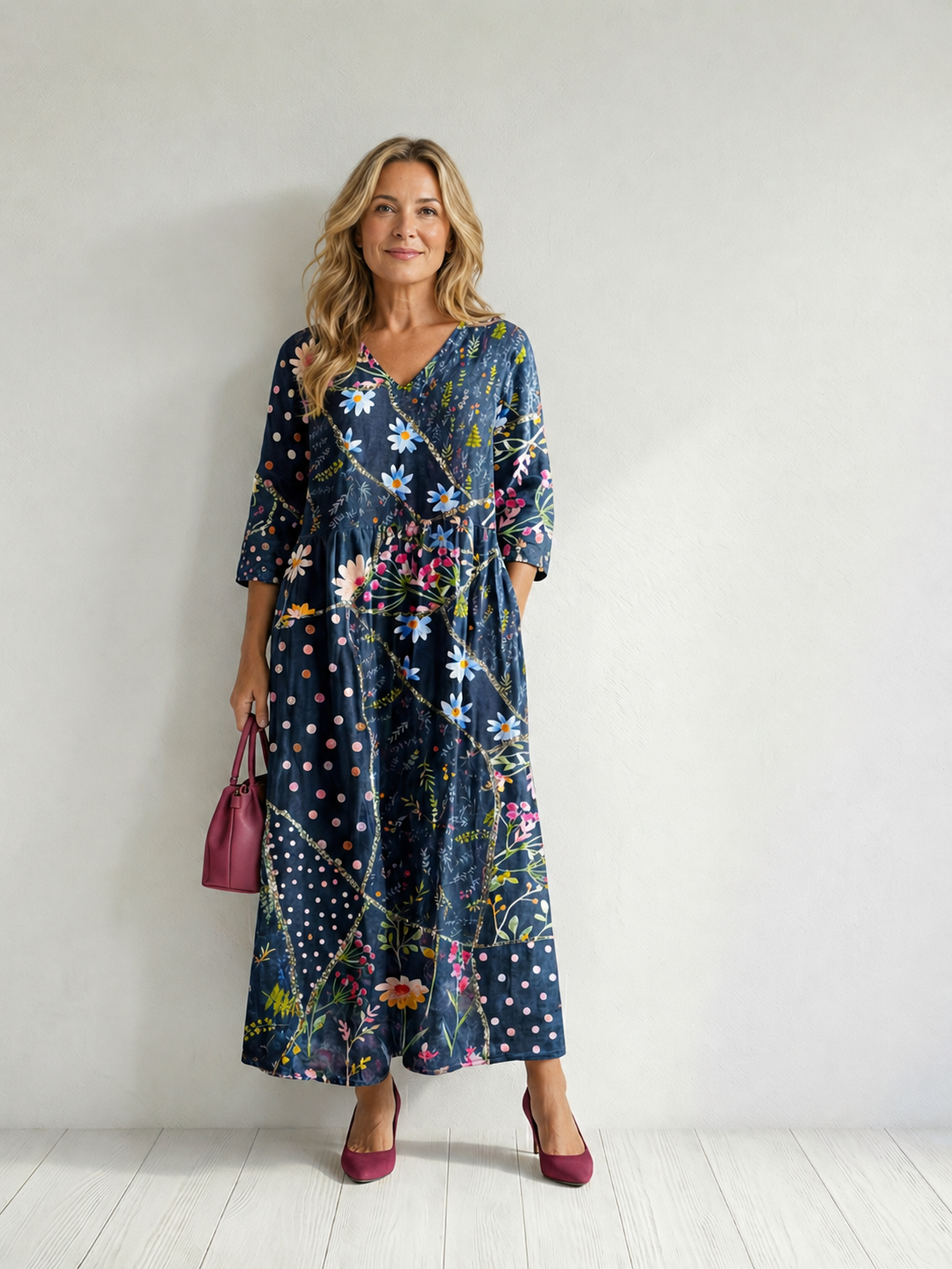 Johanna | Abito Midi Floreale