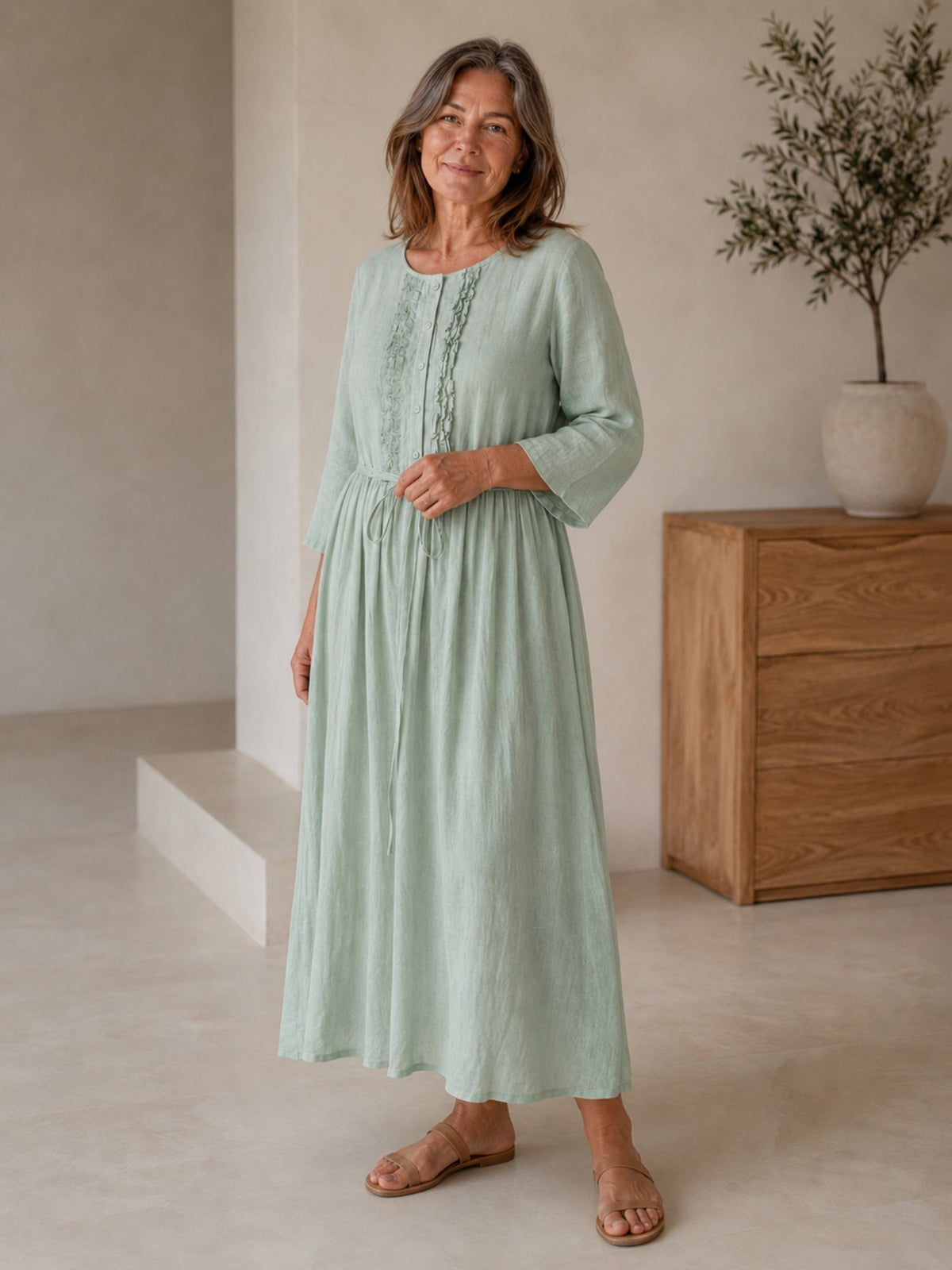 The European Linen Dress