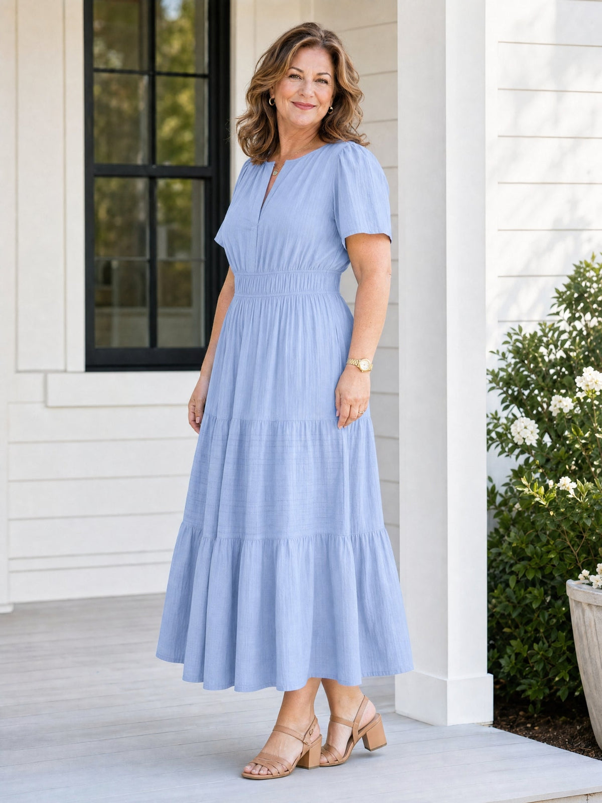 The Layered Maxi Dress