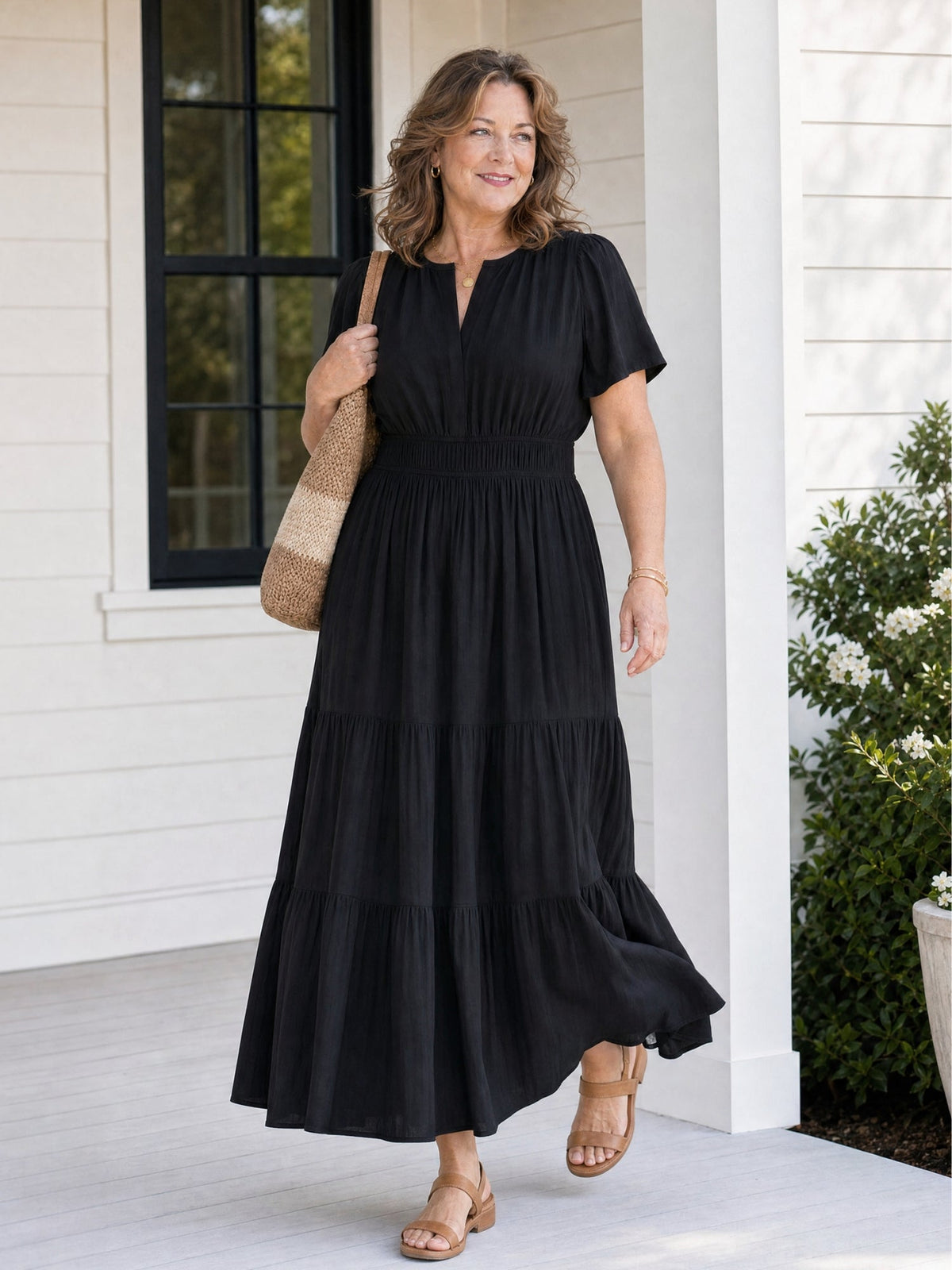 The Layered Maxi Dress