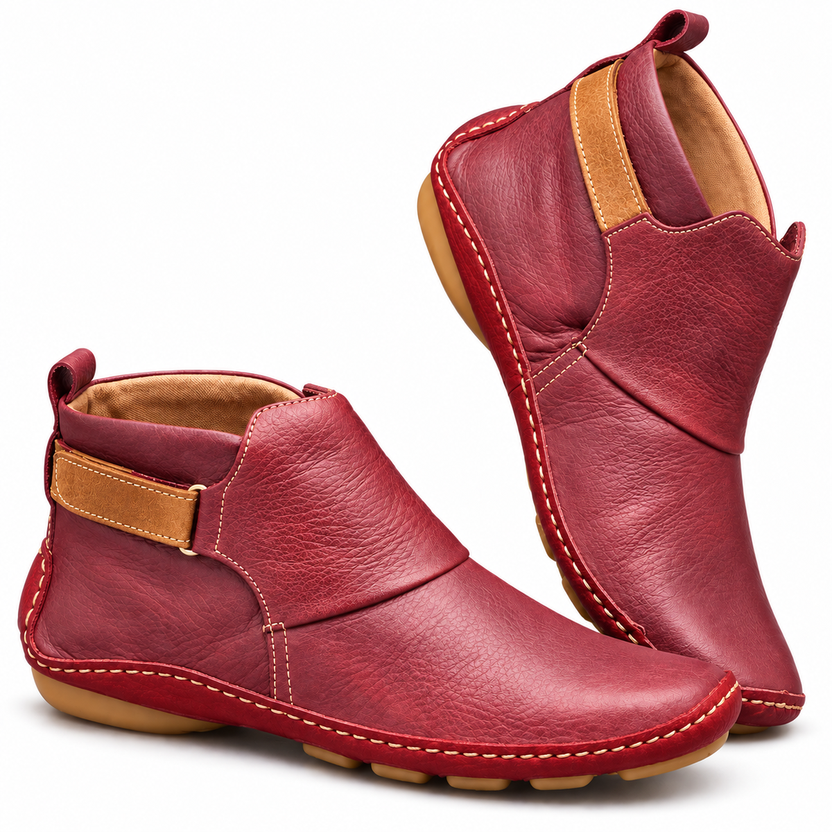 Maddy | Comfy Leather Ankle Boots