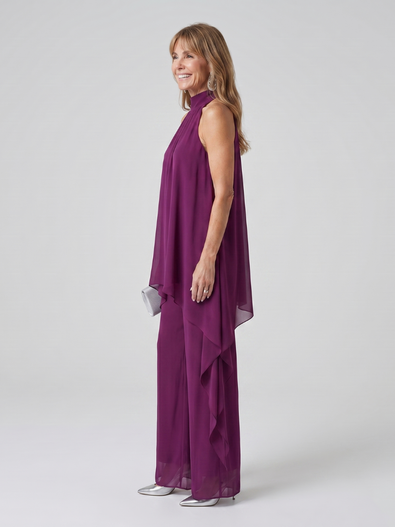Bearim | Asymmetric Halter Tunic Set