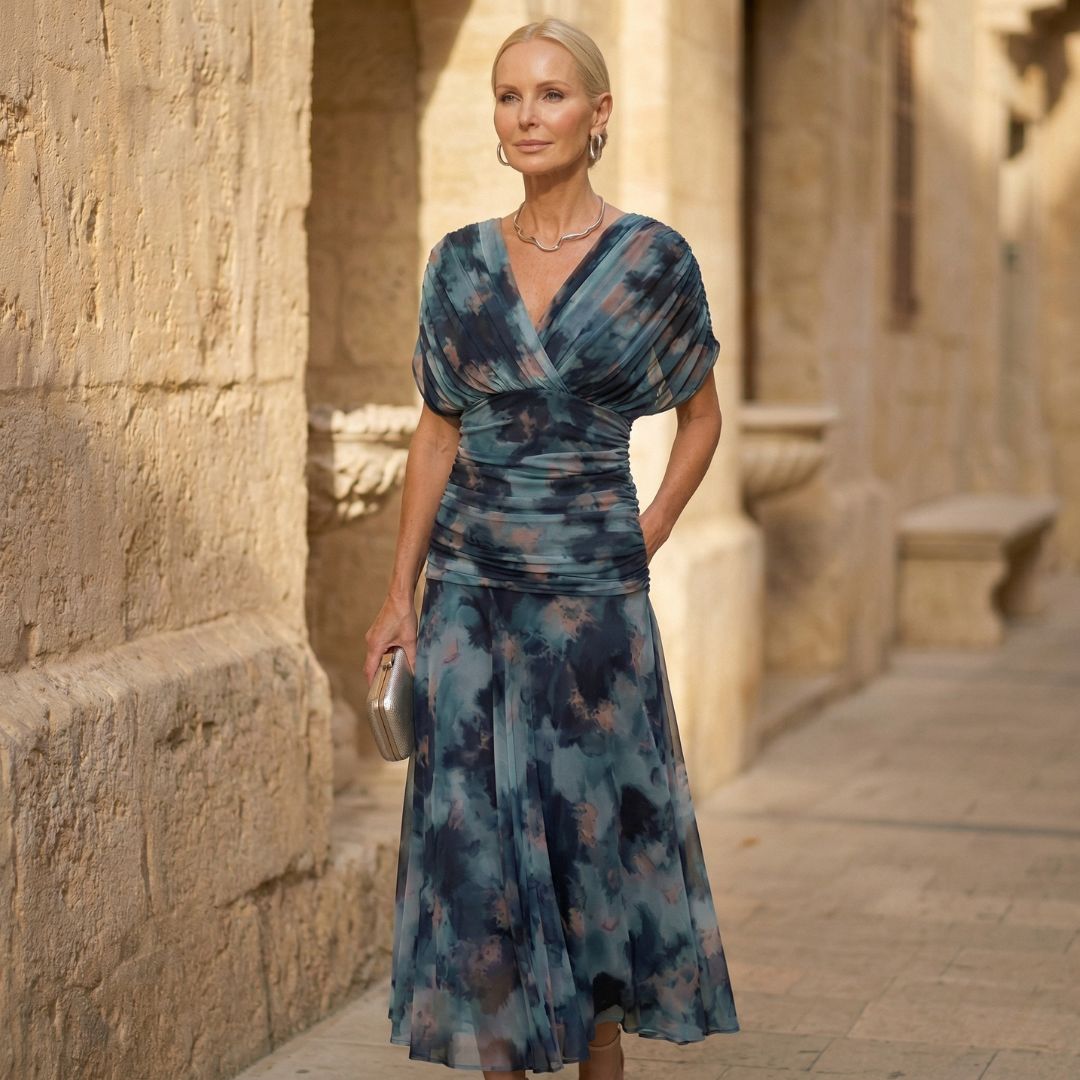 Maribel | Deep Blue Evening Dress