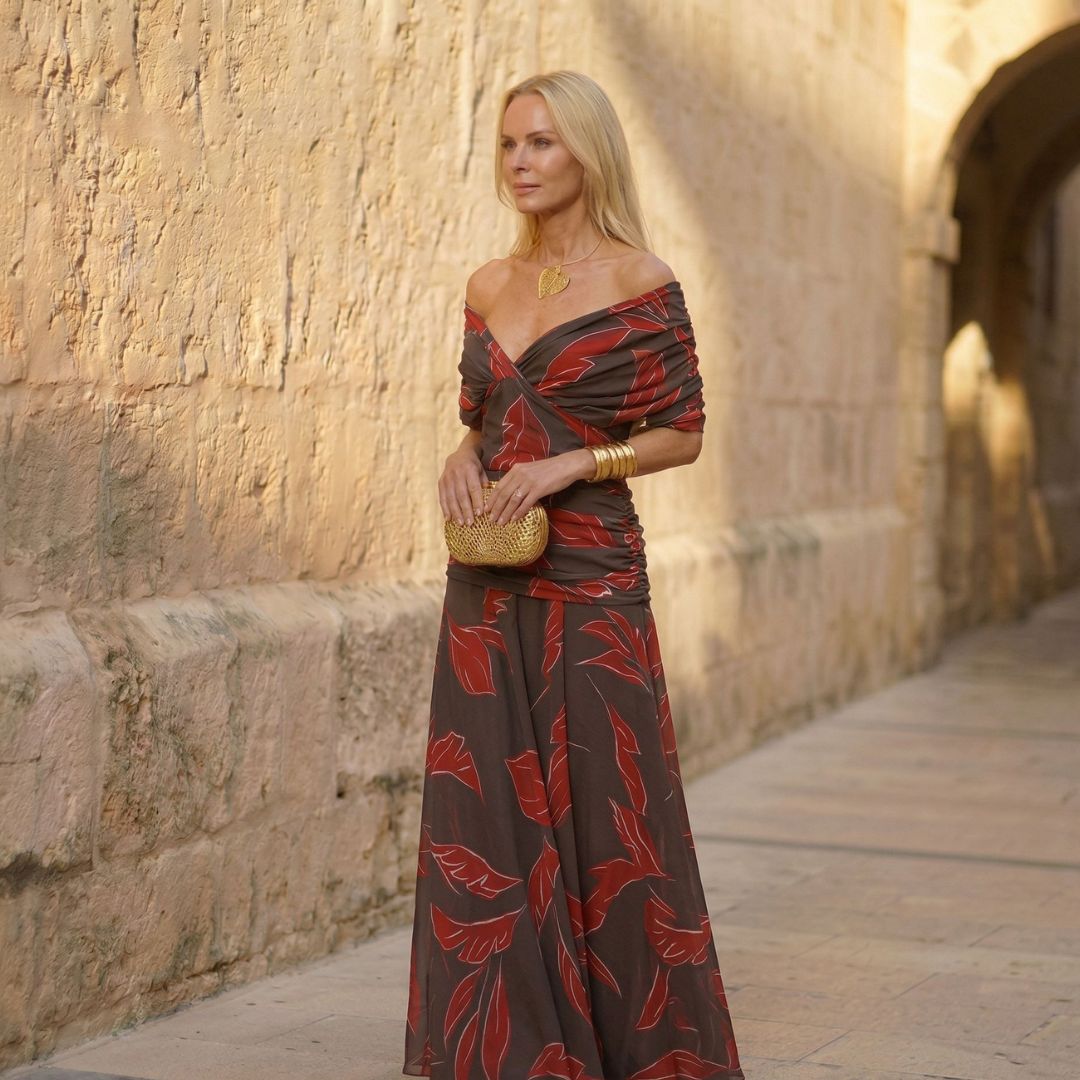 Poppy | Leaf Print Dress