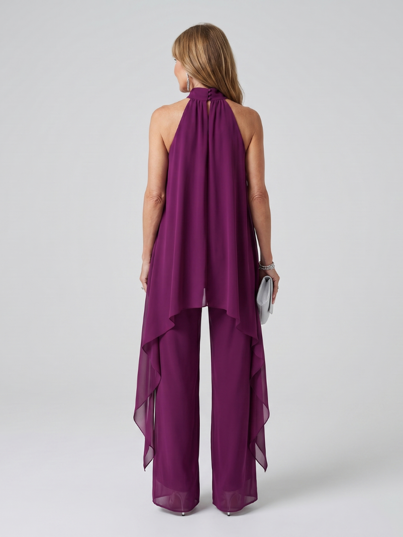 Bearim | Asymmetric Halter Tunic Set