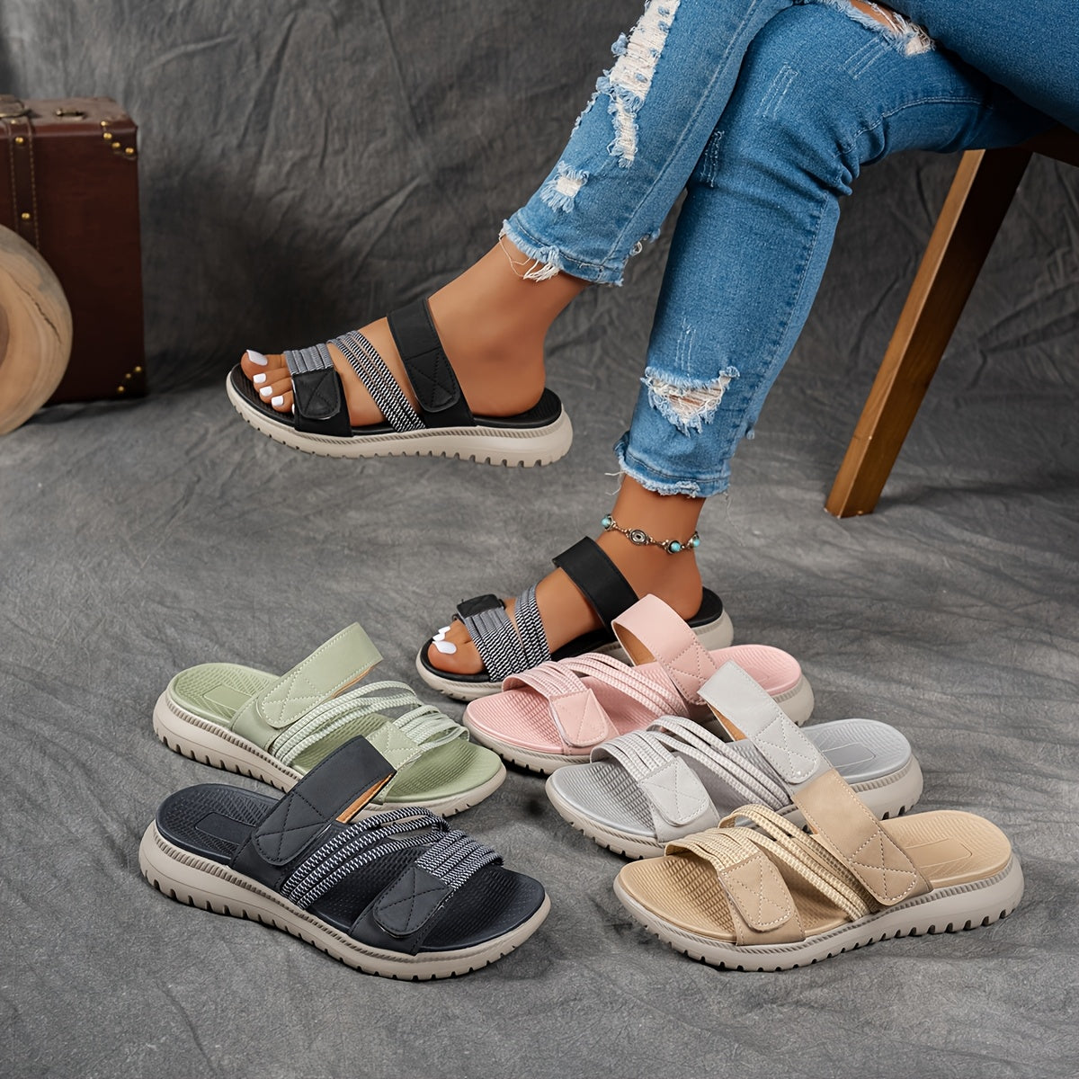Cleo Sandali Platform Sportivi Comfort