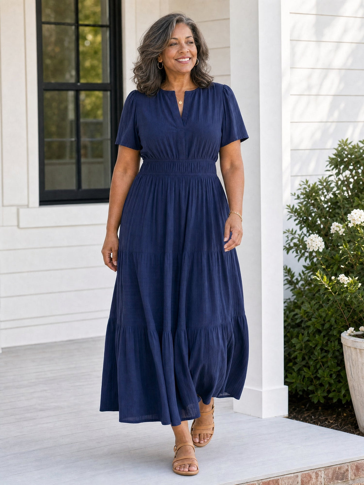 The Layered Maxi Dress