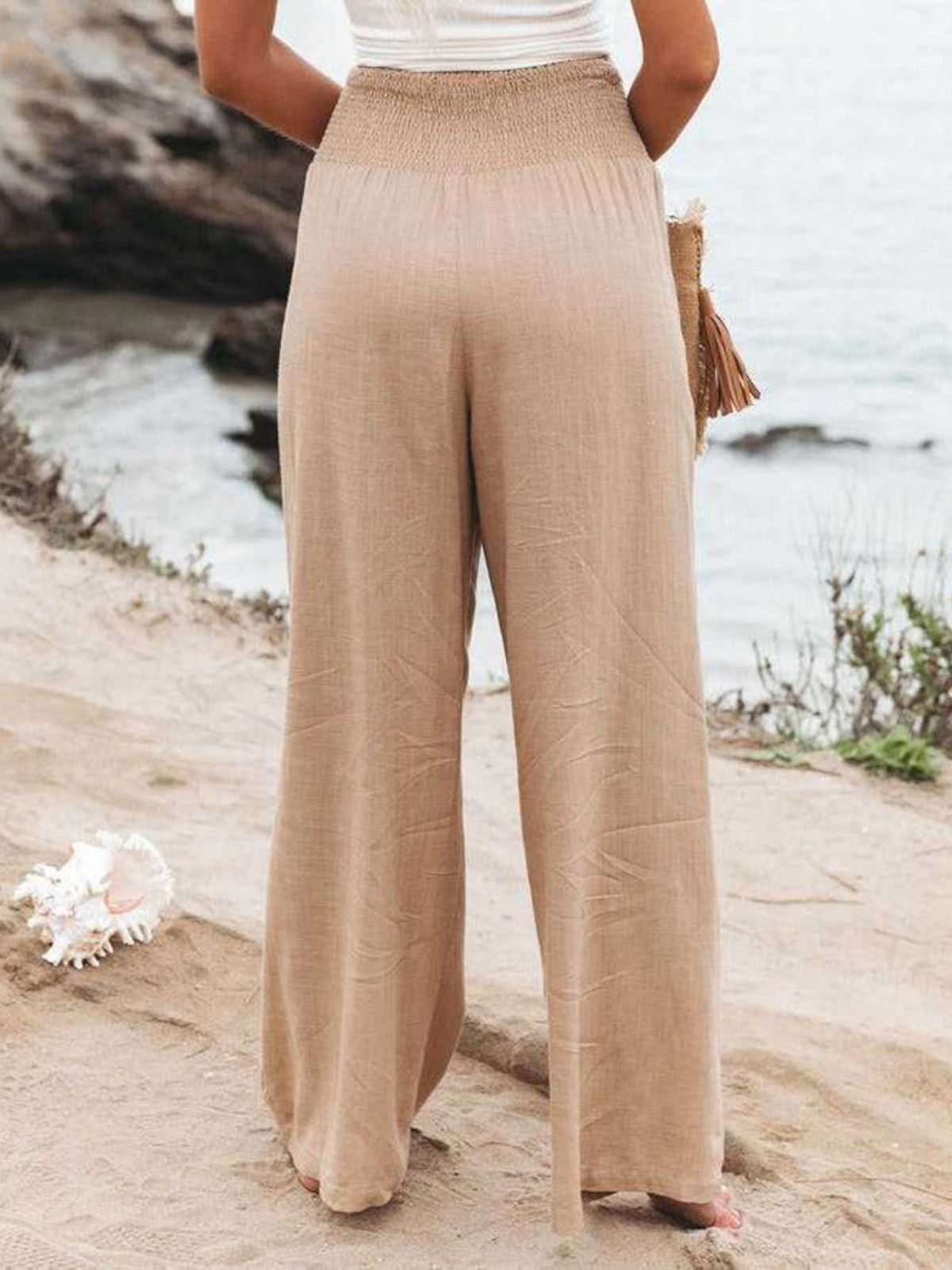 Thaliora | Relaxed Wide Leg Trousers