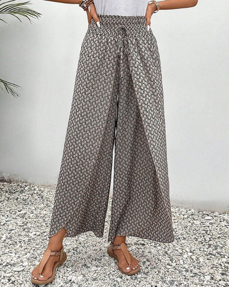 Lunara | Flowing Wide Leg Trousers
