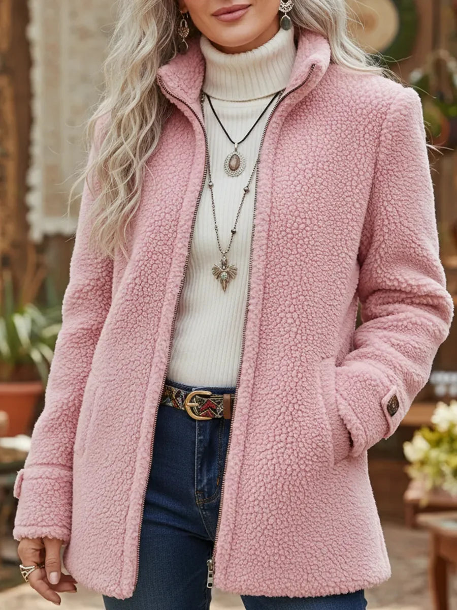 Sophia™ | Cozy Full Zip Fleece Jacket