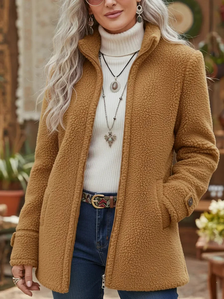 Sophia™ | Cozy Full Zip Fleece Jacket