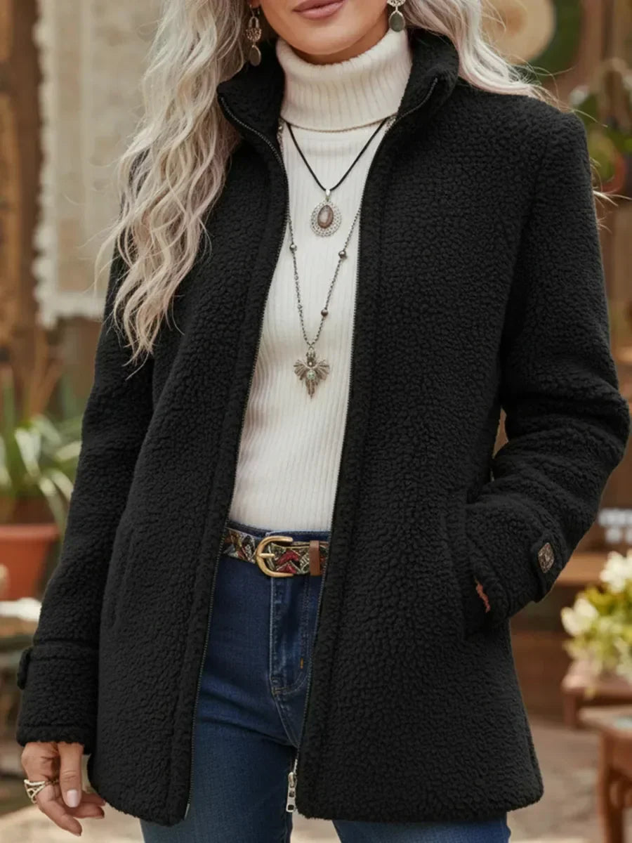 Sophia™ | Cozy Full Zip Fleece Jacket