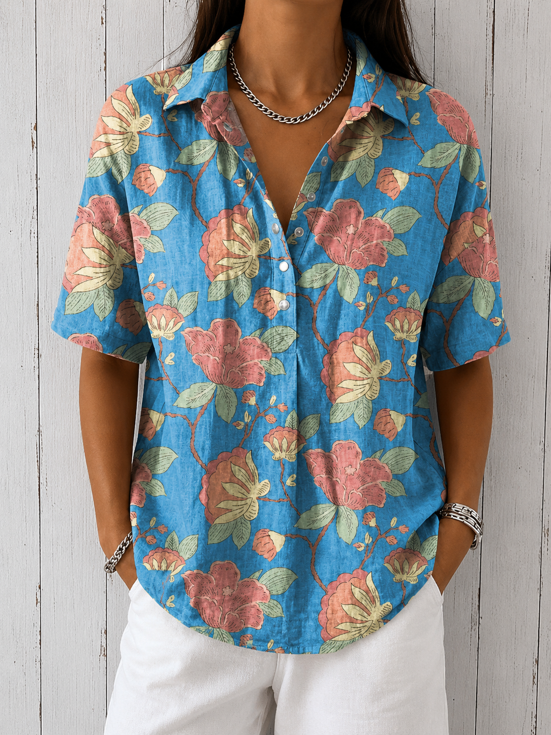 Lynaa | Floral Print Blouse