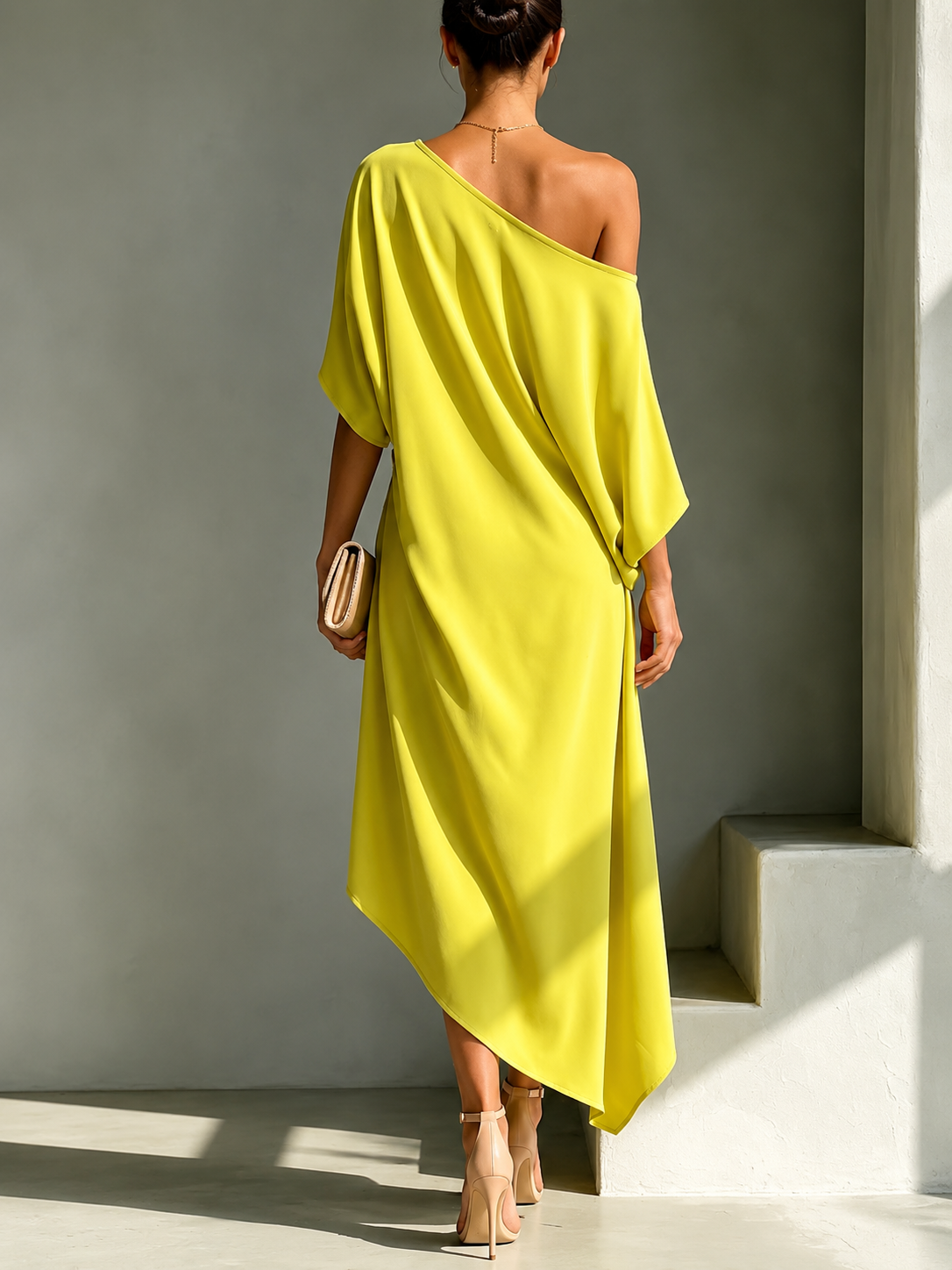 Camila | Asymmetric Midi Dress