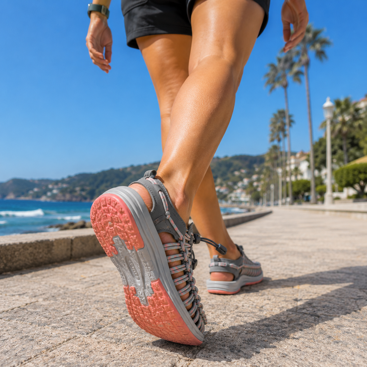 Sandali Outdoor WalkFree™ Unisex - Flessibili, Traspiranti e Ultra Confortevoli Grigio
