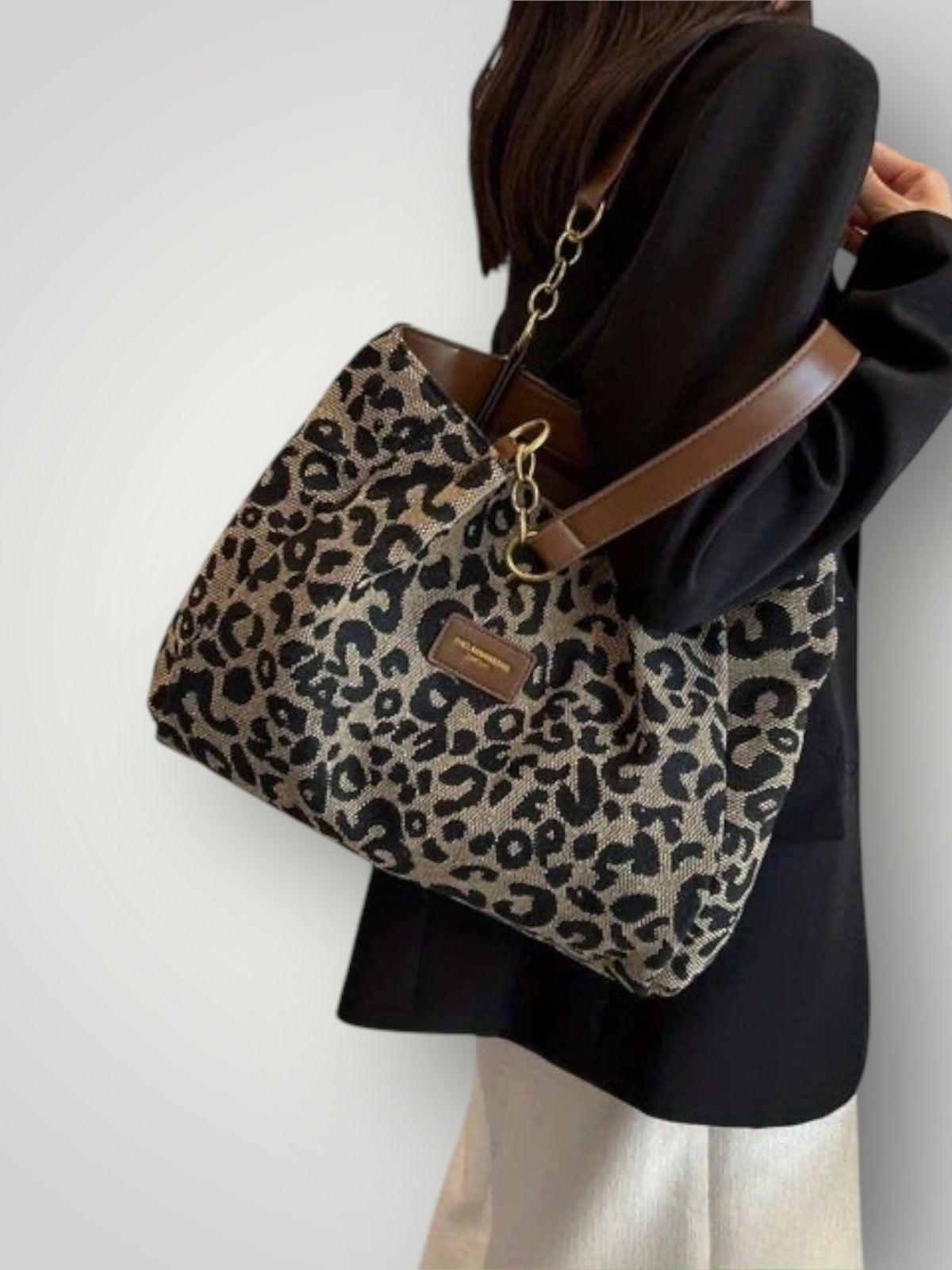 Leonara | Leopard Print Crossbody Bag