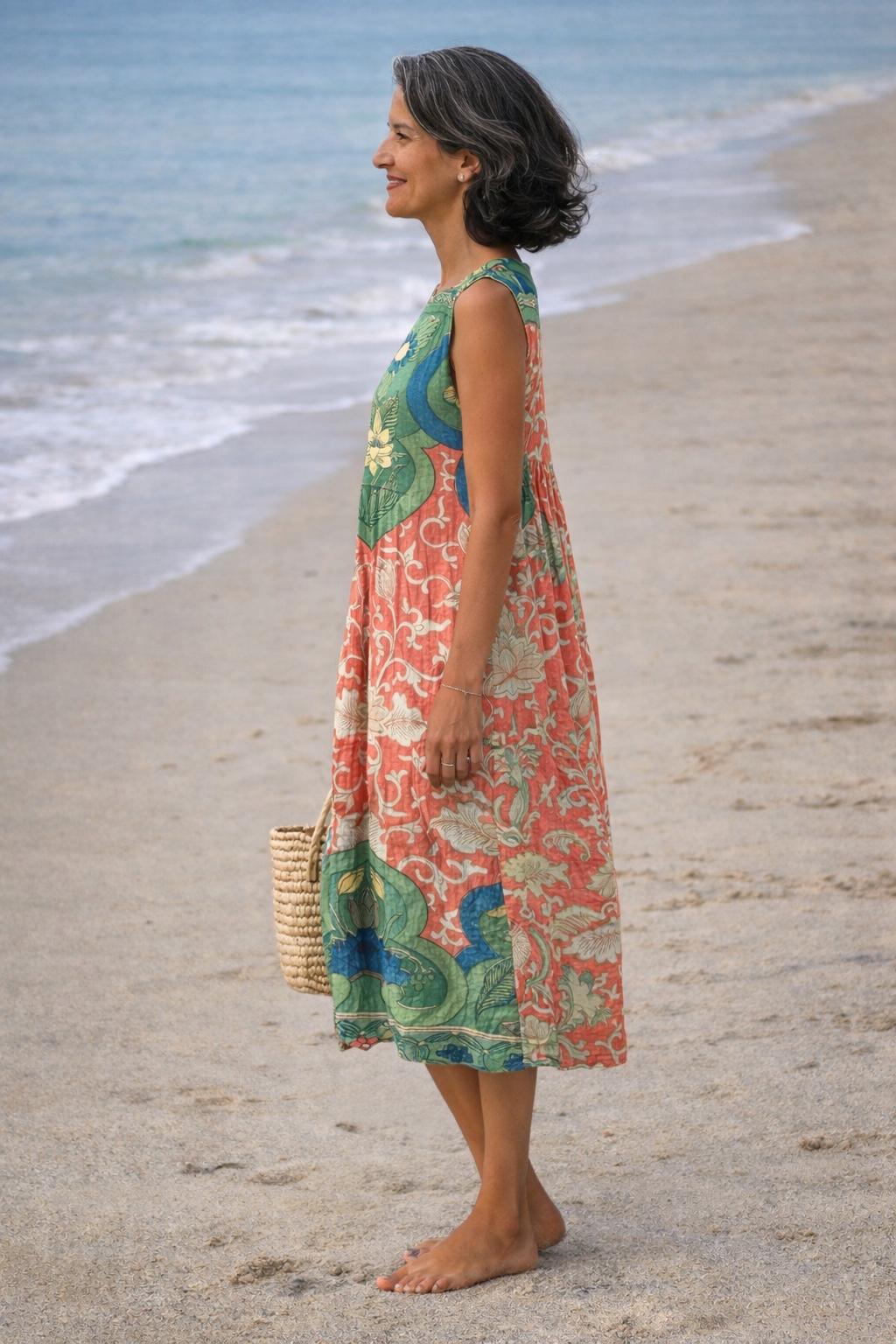 Vera | Bohemian Floral Midi Dress