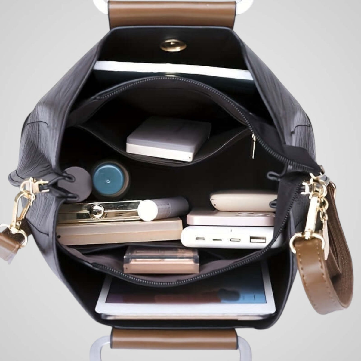 Anna | Two-Tone Shoulder Bag