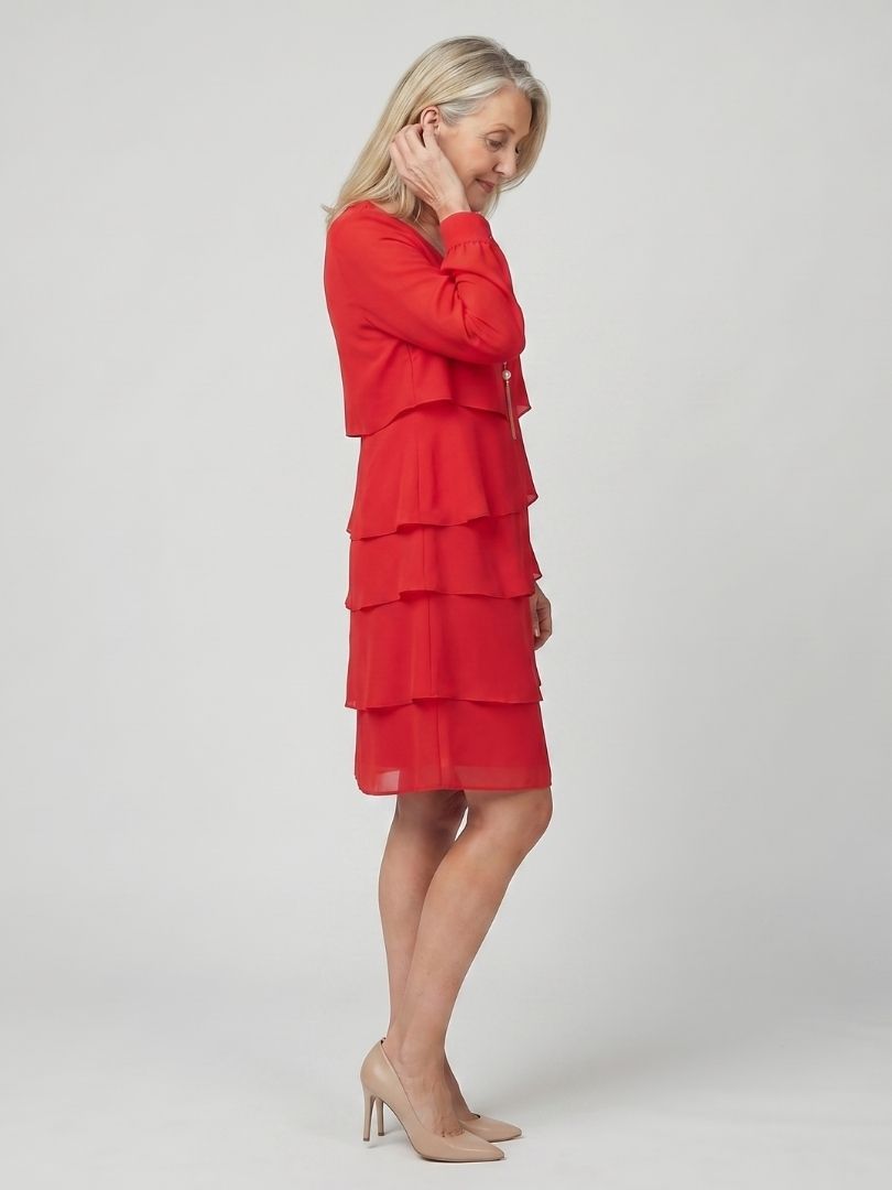 Bärbel | Vestito midi a strati