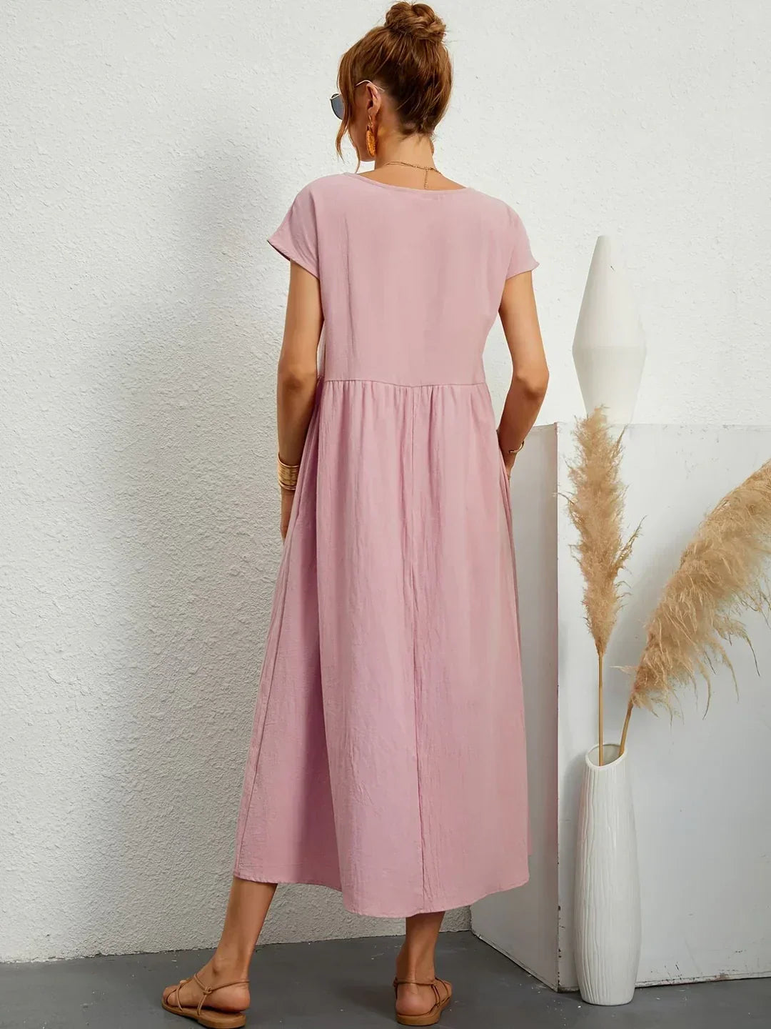 Gabrielle | Fluid Midi Dress
