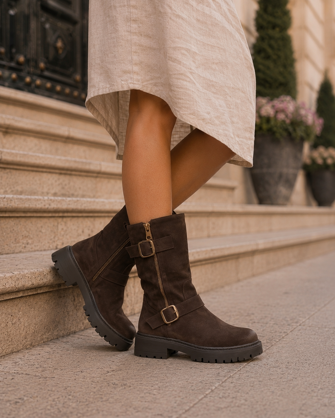Mirte Brown Boots