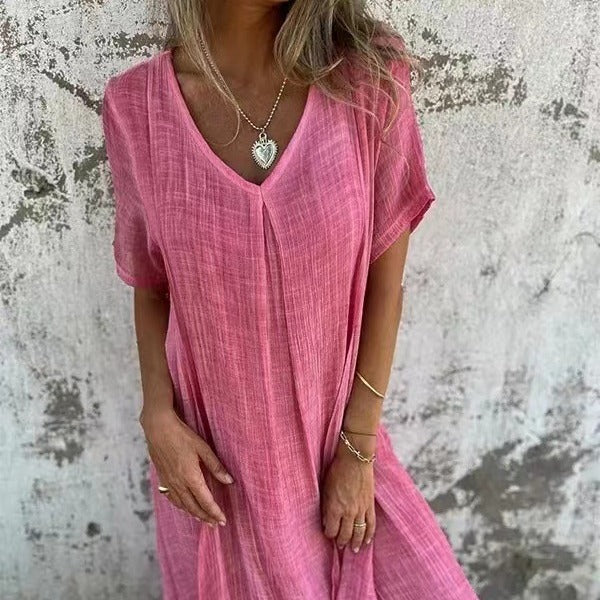 Violette | V-Neck Relaxed Dress