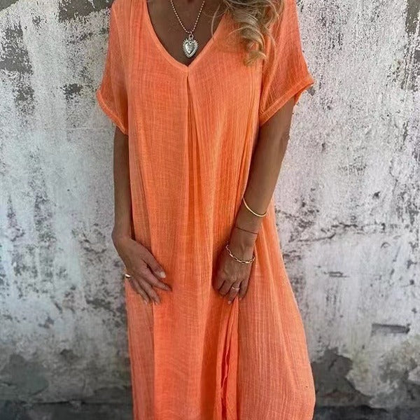 Violette | V-Neck Relaxed Dress