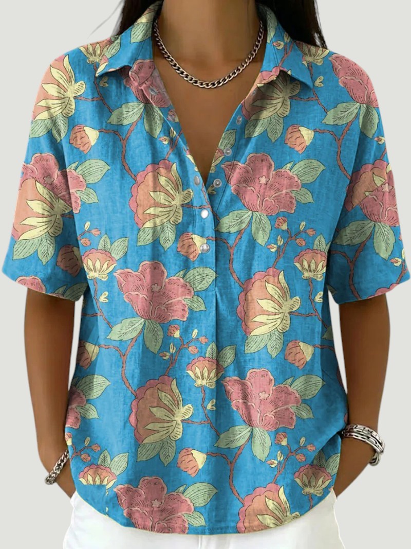 Lynaa | Floral Print Blouse
