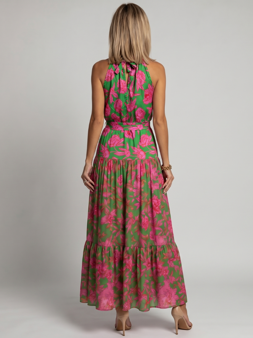 Rowen | Halter Neck Midi Dress