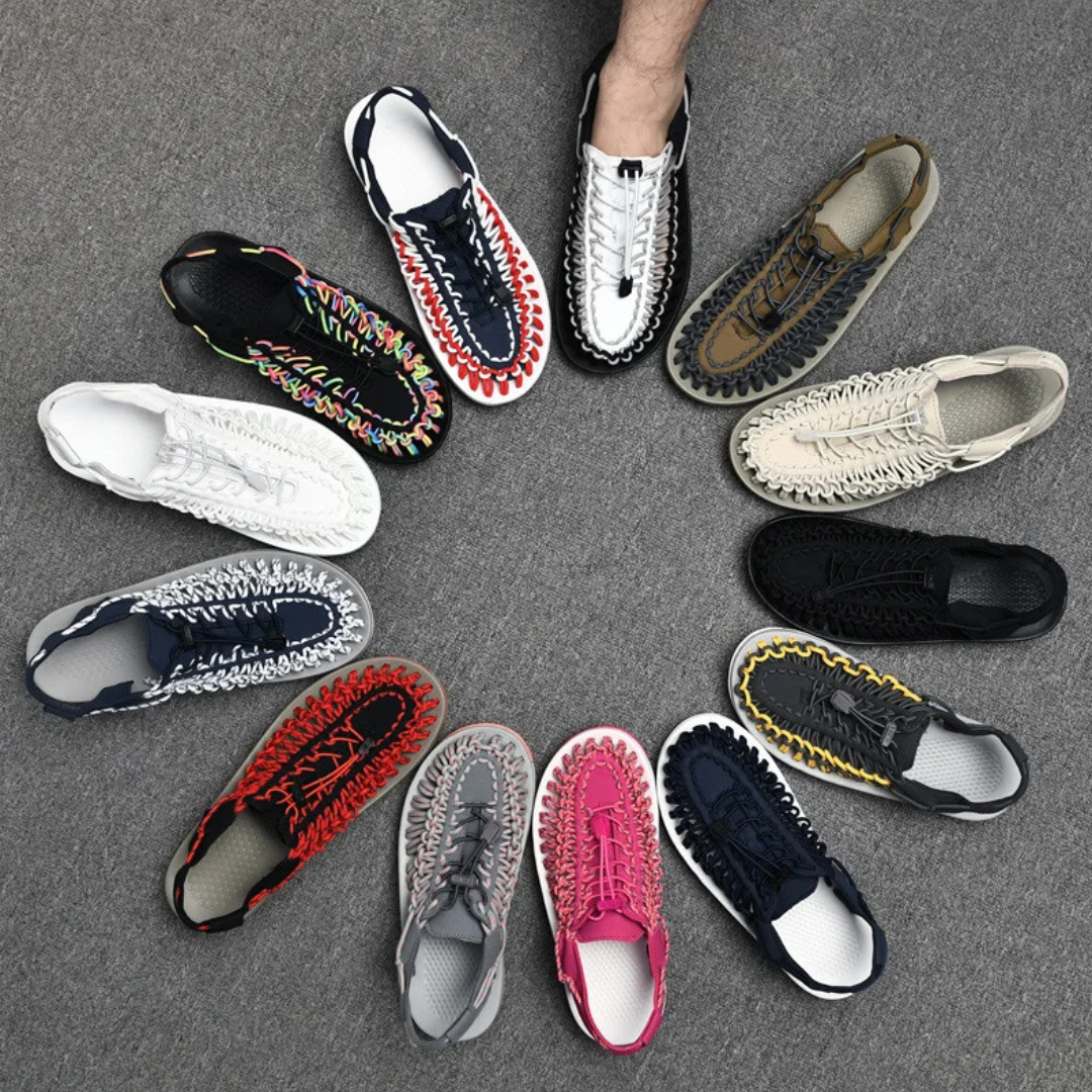 Sandali Outdoor WalkFree™ Unisex - Flessibili, Traspiranti e Ultra Confortevoli Grigio
