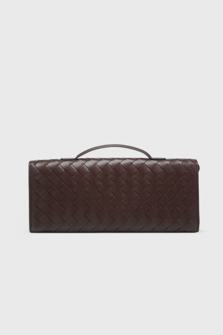 Melanie | Clutch with Gold Ribbon Detail