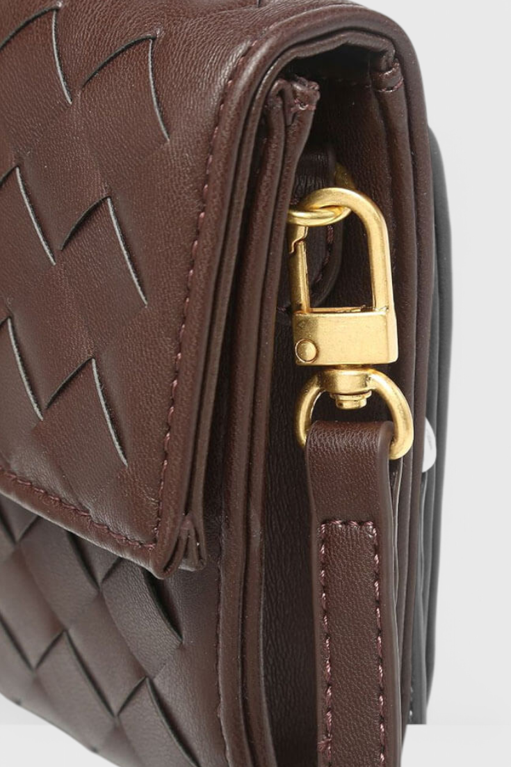 Melanie | Clutch with Gold Ribbon Detail