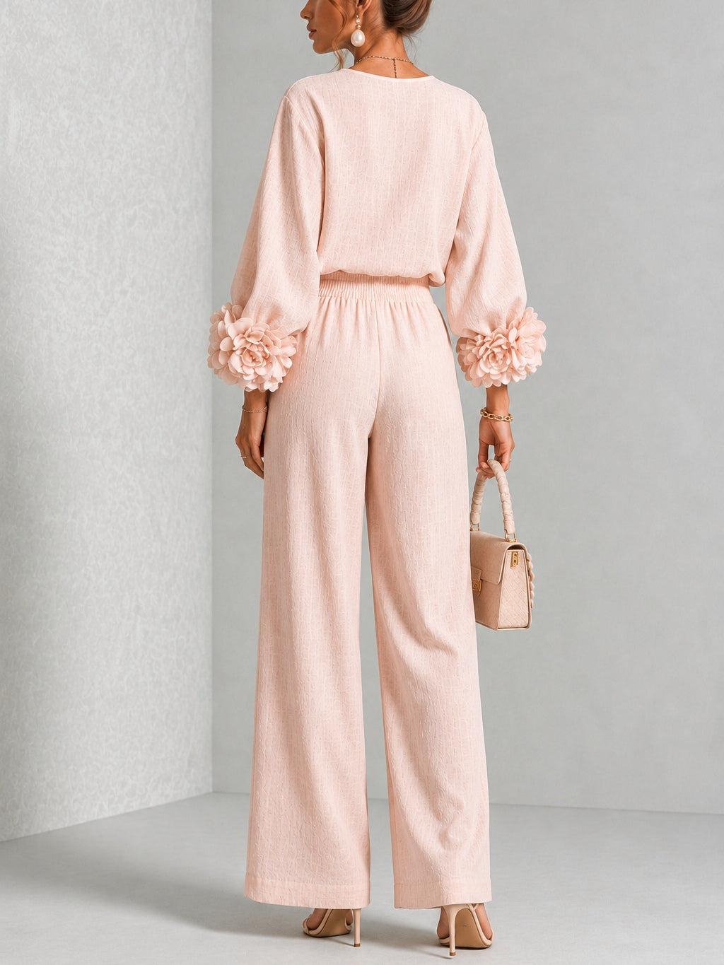 ROSALIE | SET DUE PEZZI CON POLSINI FLOREALI
