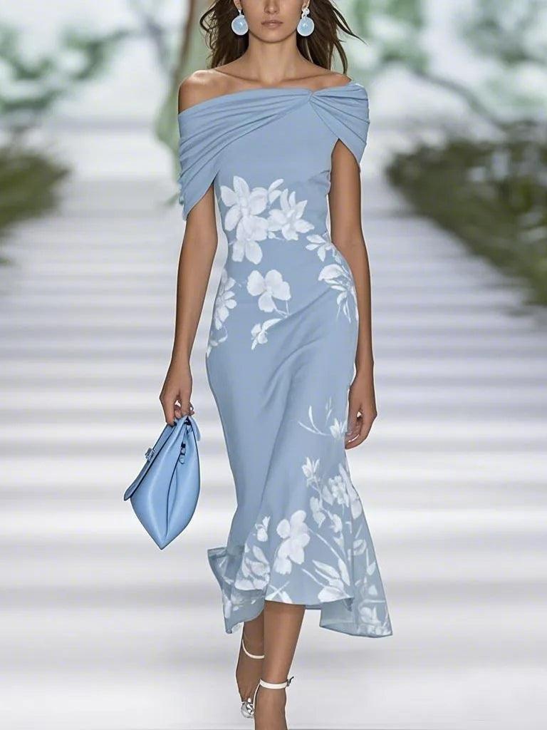 Frederique | Floral Print Evening Dress