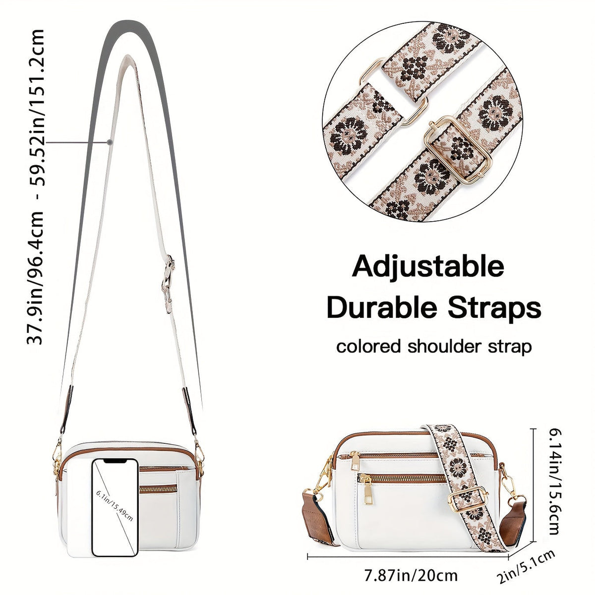 Elain | Vegan Leather Crossbody Bag