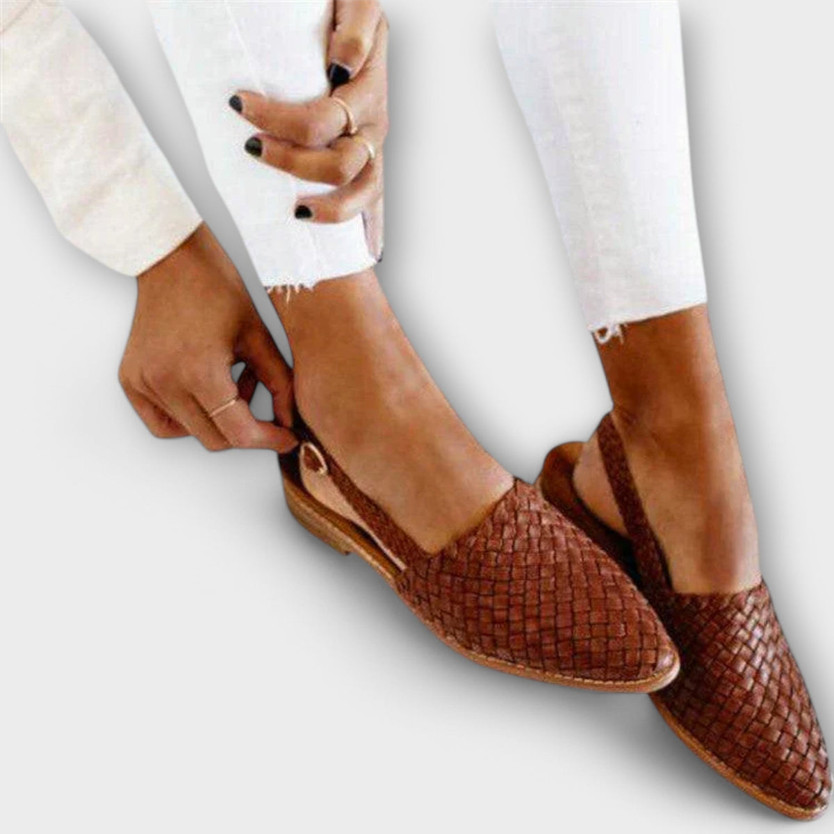 Aurora | Mocassino Woven Slingback