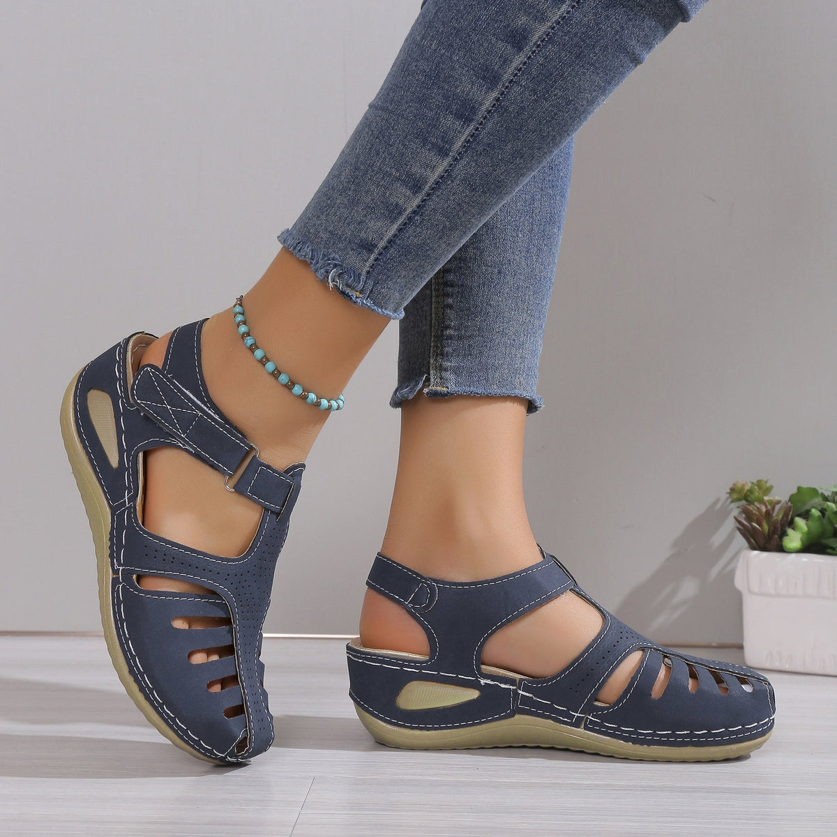 Leni – Sandali Comfort con Rialzo Delicato